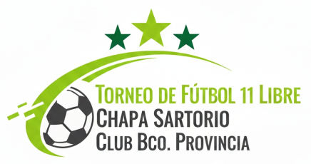Logo 🌟 Torneo de Futbol 11 🌟 Chapa Sartorio 🌟