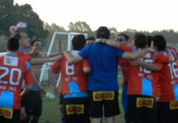 Semifinales-2014-|Festejo de Napoli al finalizar el encuentro.