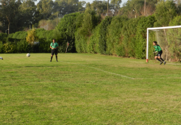 Penal ejecutado con éxito en el partido con Banco 9/05/2015