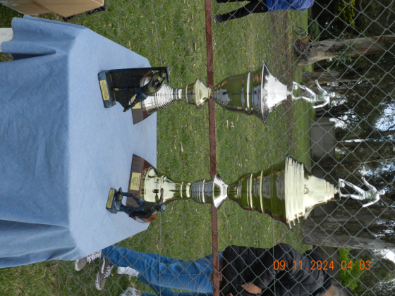 Chapa Sartorio Edición XXIII -2024- TROFEOS|Campeón LA CANCHITA<br />
Subcampeón Los Diablos Rojos<br />
Goleador Gandini CANCHITA<br />
Arquero Soru Wallace